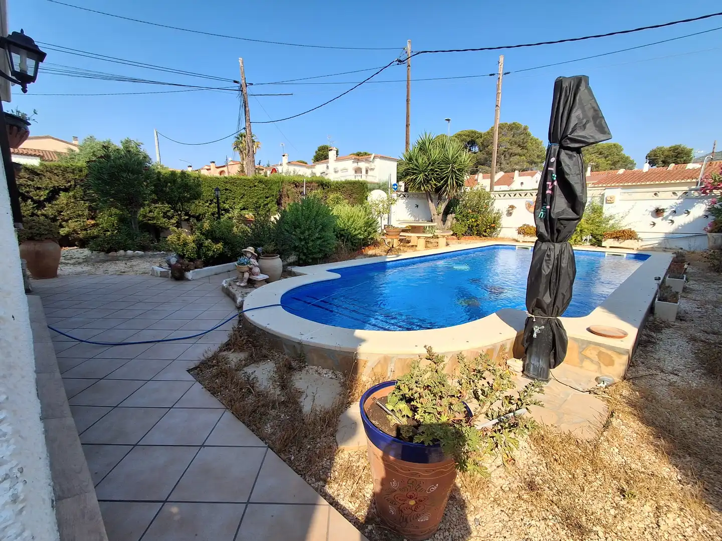 Piscina de Casa o chalet en venta en Mont-roig del Camp con Jardín privado, Terraza y Piscina