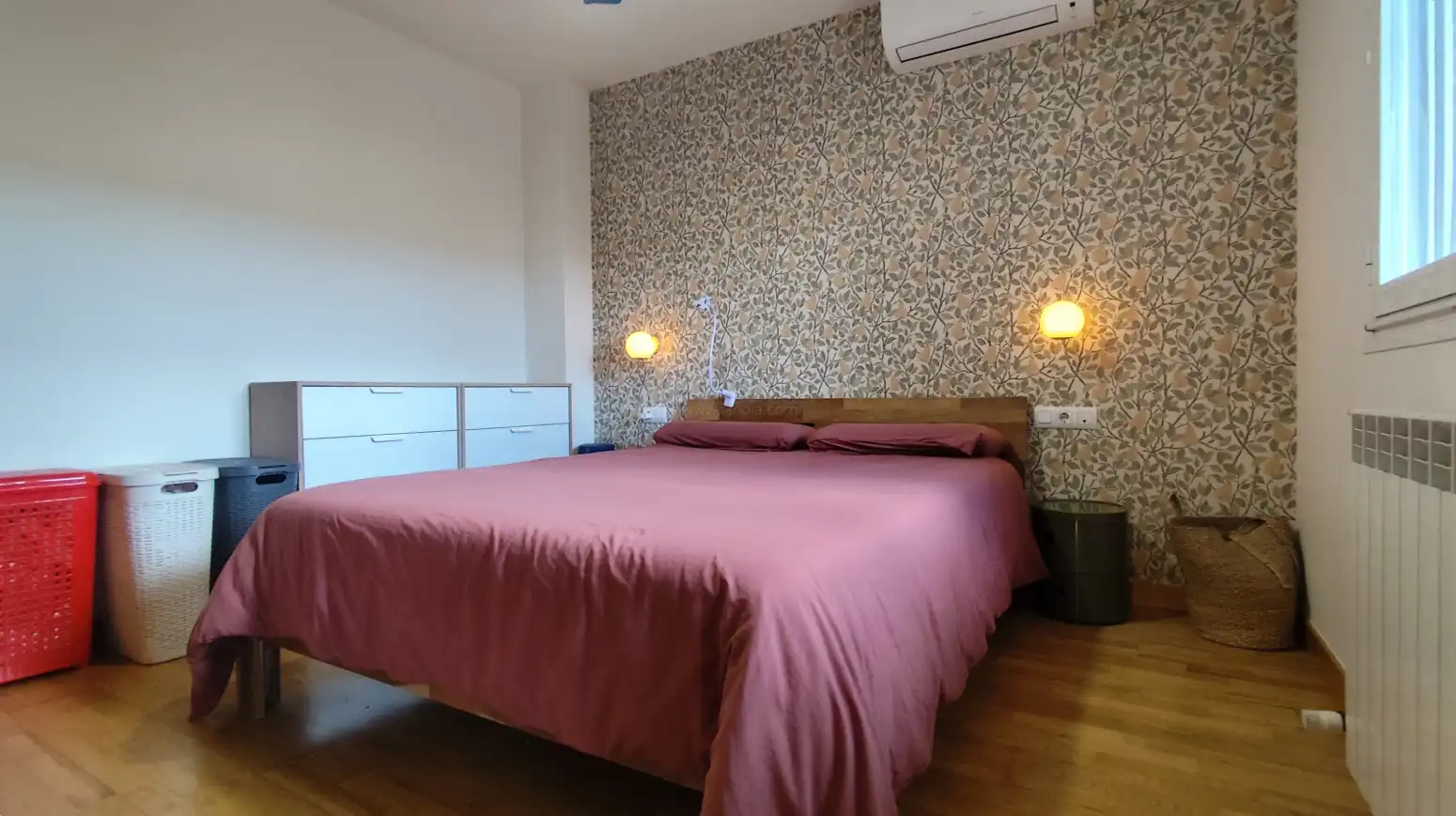 Schlafzimmer von Wohnung zur Miete in Villamediana de Iregua mit Heizung, Parkett und Terrasse