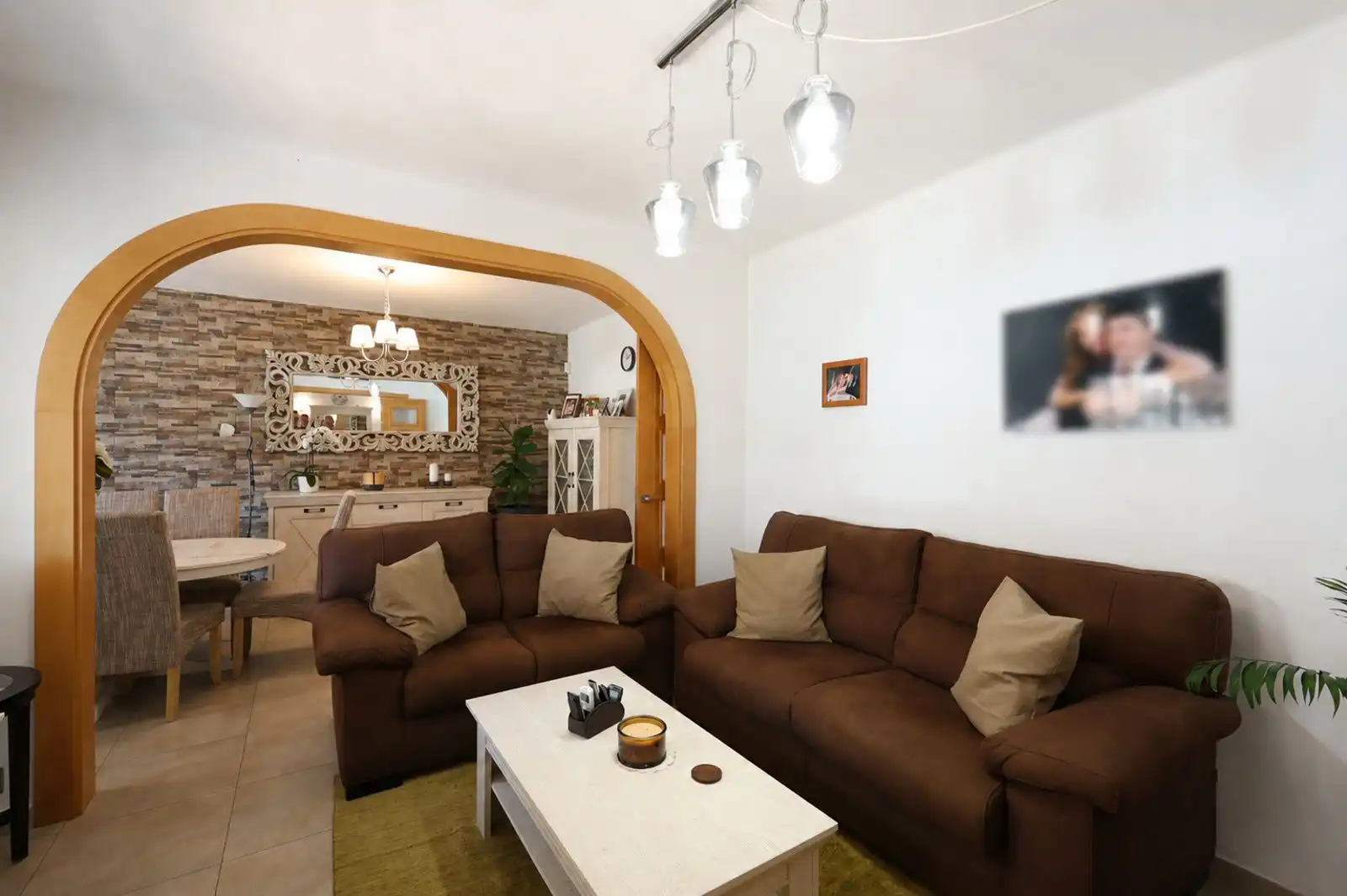 Sala d'estar de Casa adosada en venda en Tarragona