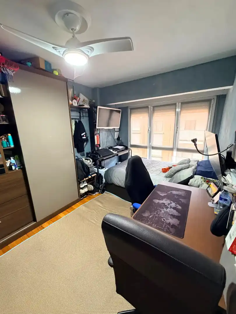 Schlafzimmer von Wohnung zum Verkauf in Portugalete mit Heizung, Ofen und Waschmaschine