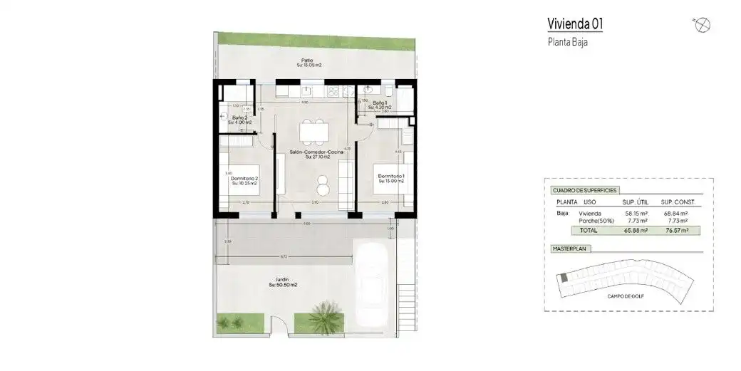 Bungalow avec piscine à vendre à Condado de Alhama, imagen 20