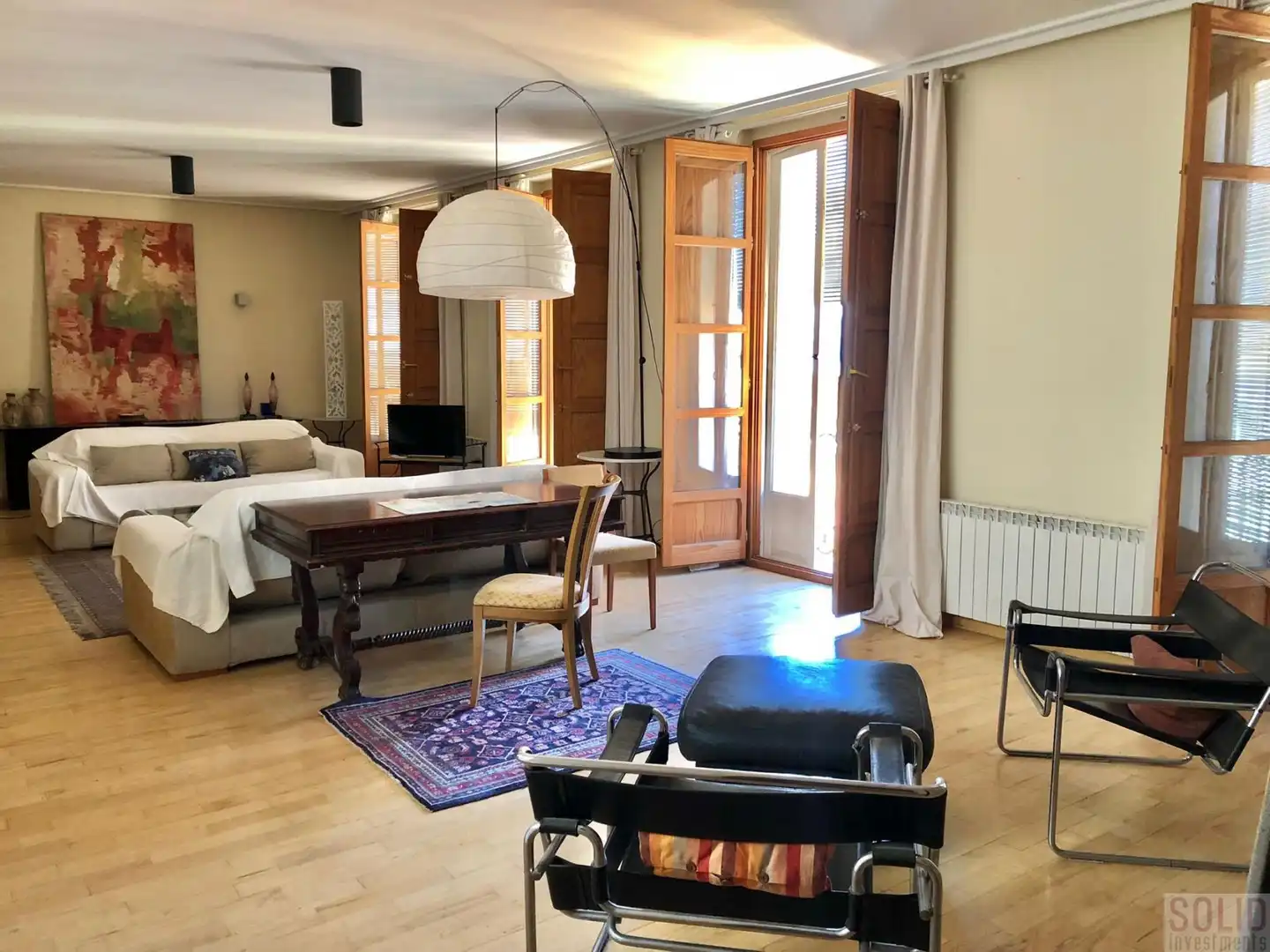 Living room of Flat for rent in Valencia  with Air Conditioner, Heating and Storage room