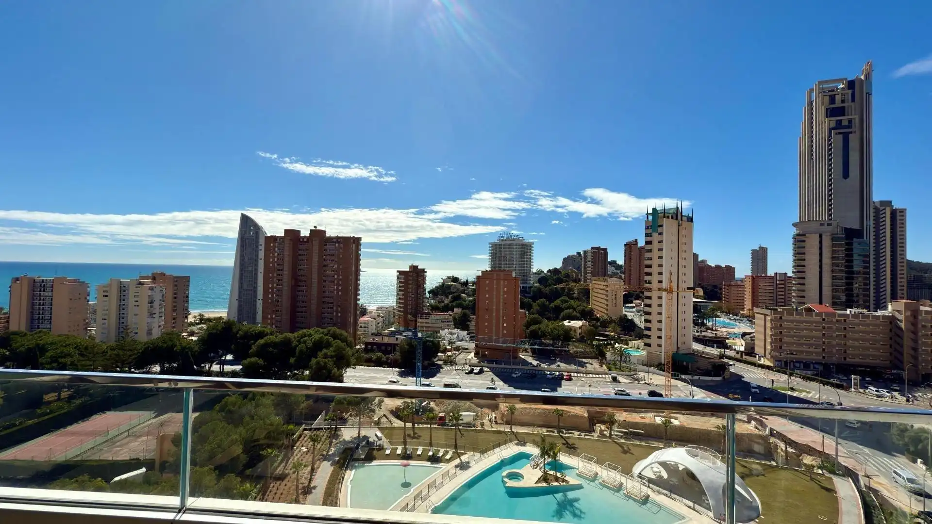 Swimming pool of Flat for sale in Finestrat  with Air Conditioner, Heating and Terrace