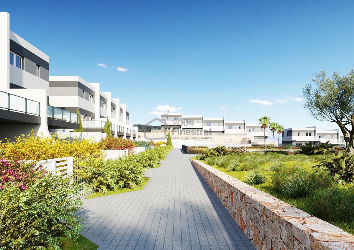 Außenansicht von Erdgeschoss zum Verkauf in Finestrat mit Klimaanlage, Terrasse und Gemeinschaftspool