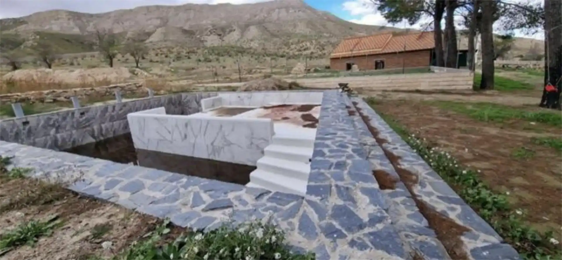 Terraza de Finca rústica en venta en Driebes con Piscina y Amueblado