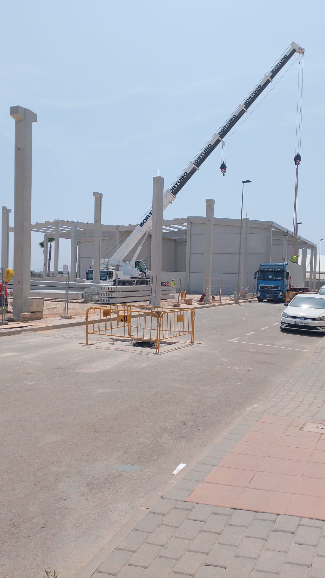 Vista exterior de Nau industrial en venda en San Javier