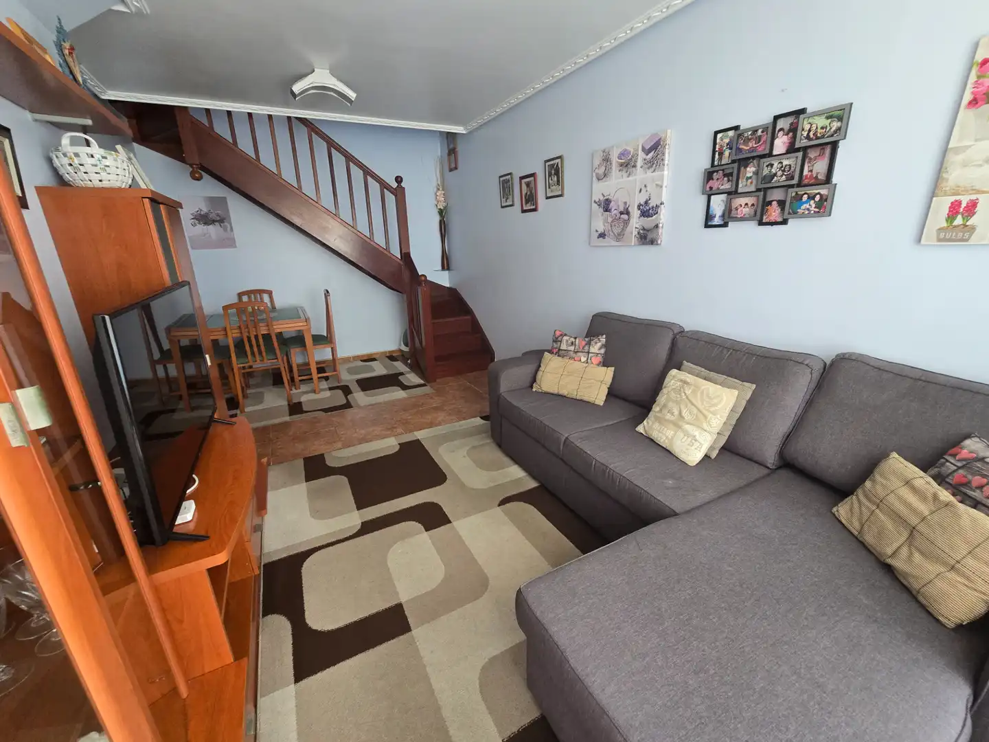 Sala de estar de Dúplex en venta en Bareyo con Calefacción, Parquet y Terraza