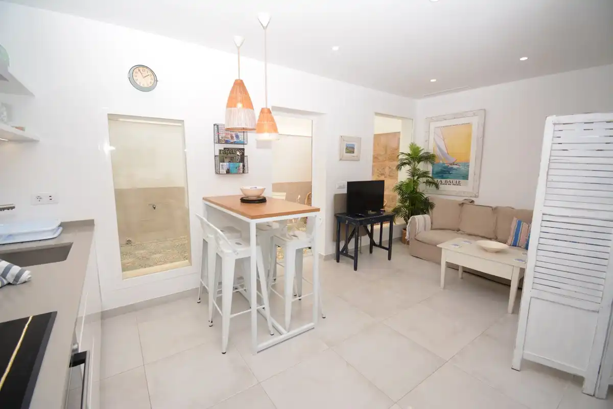 Sala d'estar de Casa adosada en venda en Jávea / Xàbia amb Aire condicionat