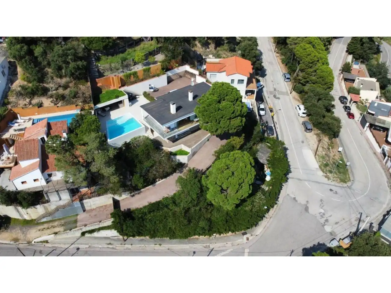 Exterior view of Houses for sale in Lloret de Mar  with Air Conditioner, Heating and Private garden