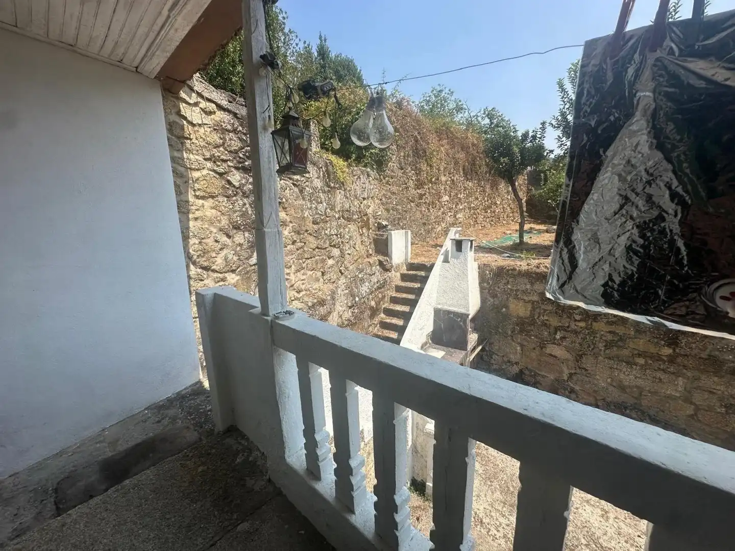 Terrassa de Casa adosada en venda en A Arnoia amb Moblat i Balcó