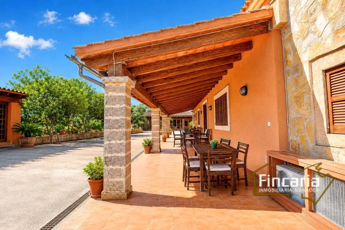 Terrace of Country homes for sale in Manacor  with Air Conditioner, Private garden and Terrace