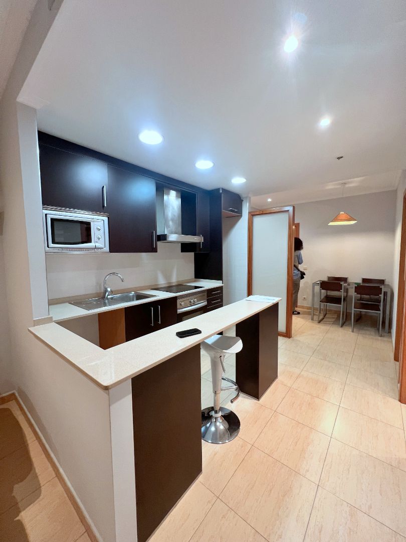 Cocina de Piso de alquiler en Mataró con Aire acondicionado, Calefacción y Amueblado