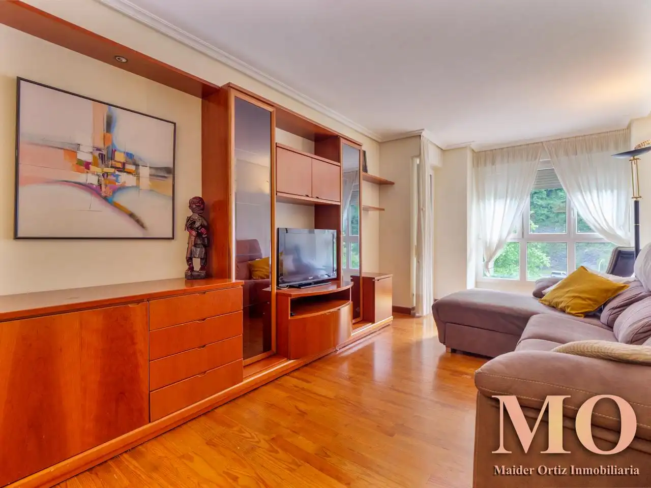 Living room of Flat for sale in Bergara  with Heating, Terrace and Storage room