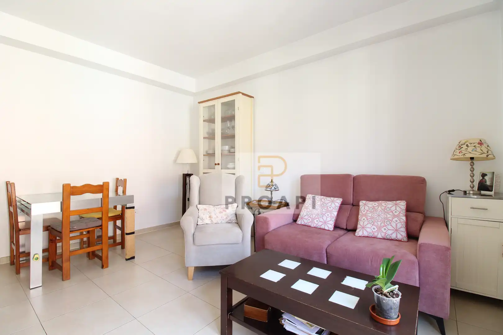 Wohnzimmer von Wohnung zum Verkauf in Girona mit Balkon