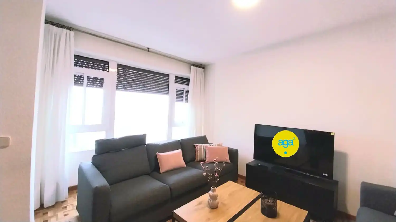 Sala de estar de Piso de alquiler en Jaén con Aire acondicionado, Calefacción y Parquet