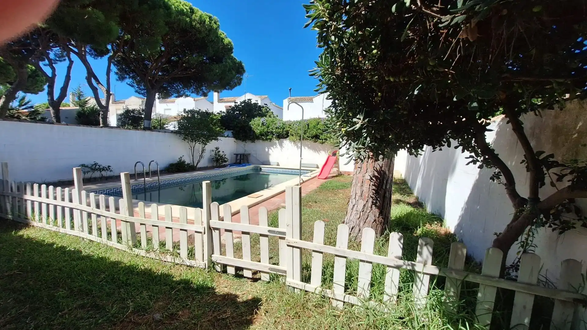 Jardín de Casa o chalet de alquiler en Chiclana de la Frontera con Jardín privado y Piscina