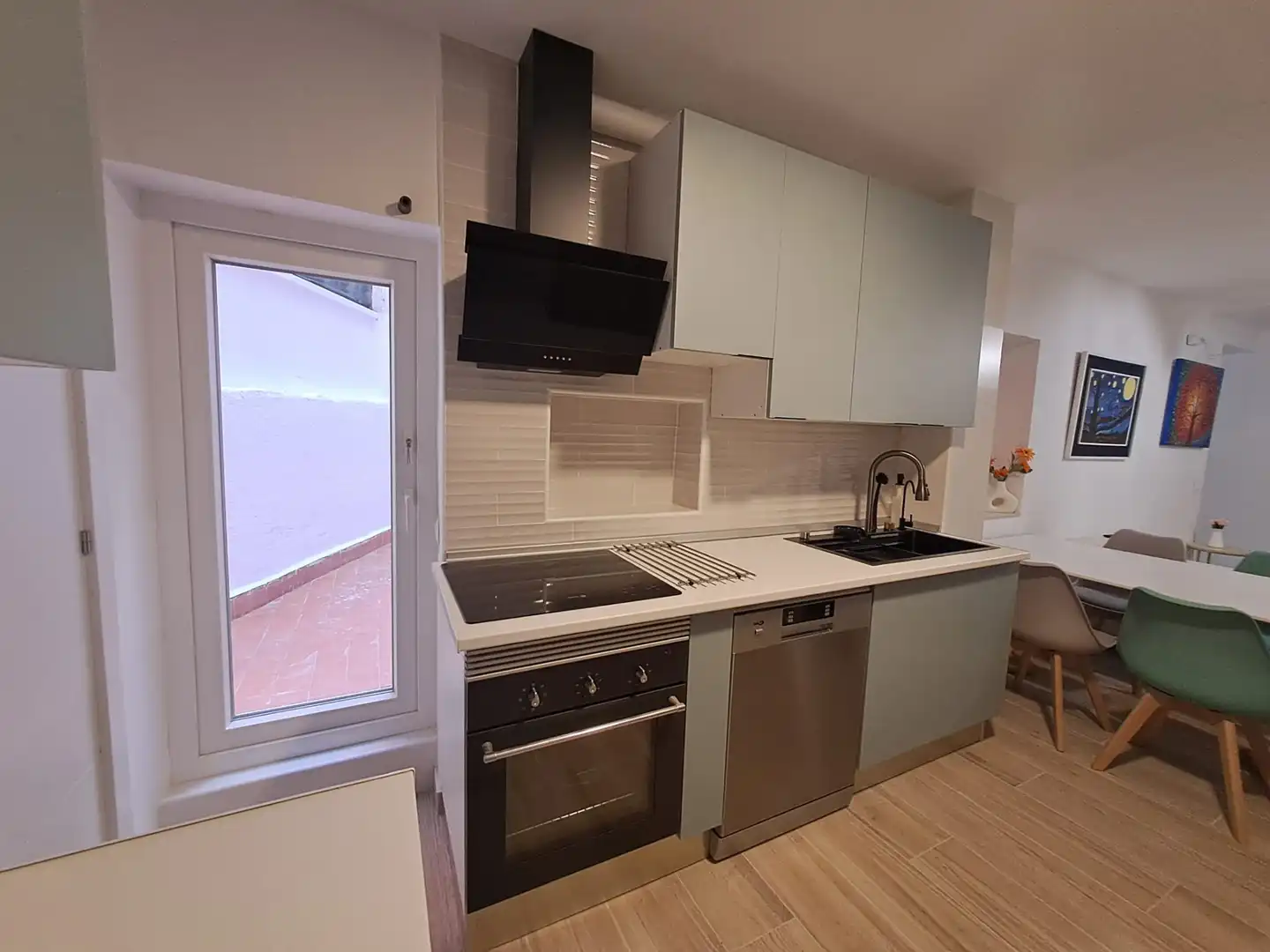 Kitchen of Flat for share in Fuenlabrada  with Heating, Furnished and Oven