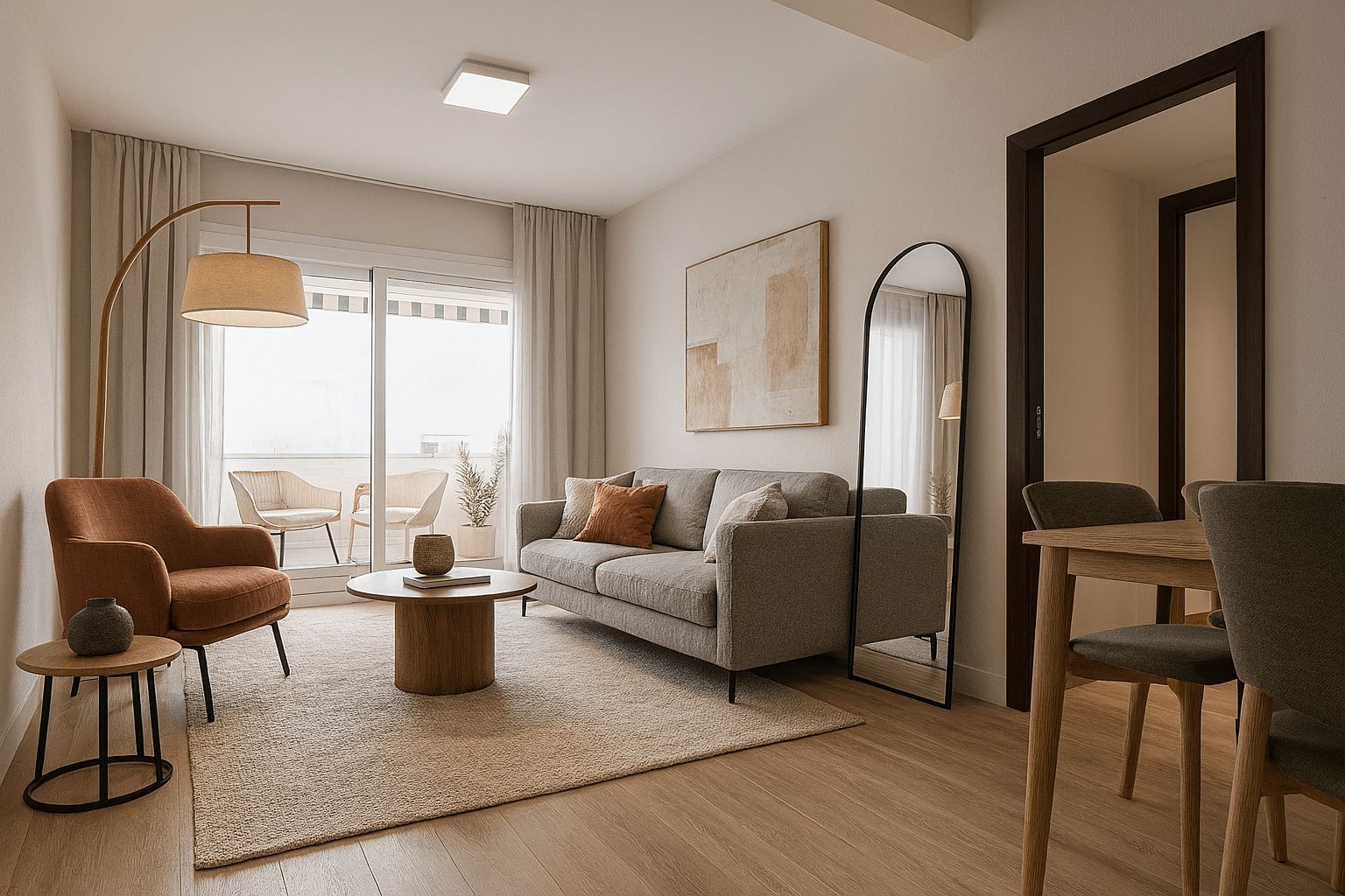 Living room of Flat for sale in  Barcelona Capital  with Heating, Terrace and Oven