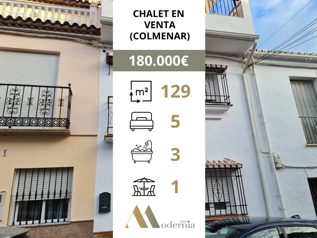 Vista exterior de Casa adosada en venta en Colmenar con Aire acondicionado, Amueblado y Horno