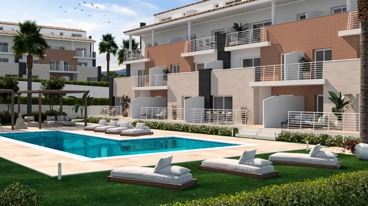 Apartament amb piscina en venda a Pego