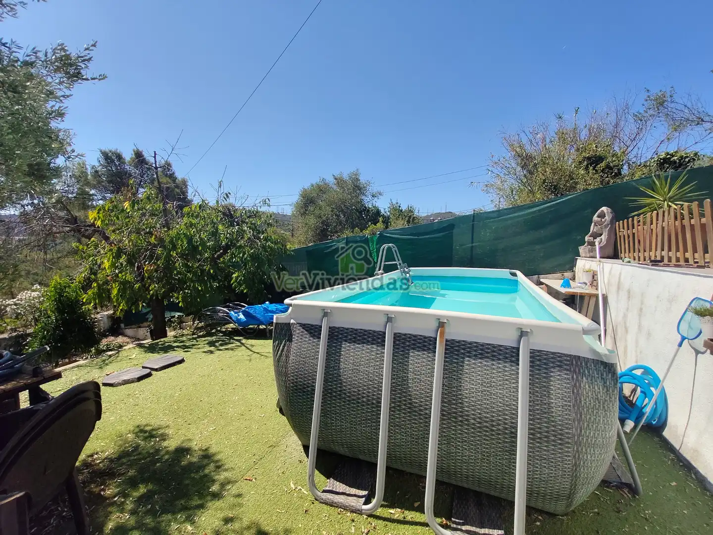 Piscina de Casa o xalet en venda en Vallirana amb Aire condicionat, Calefacció i Jardí privat