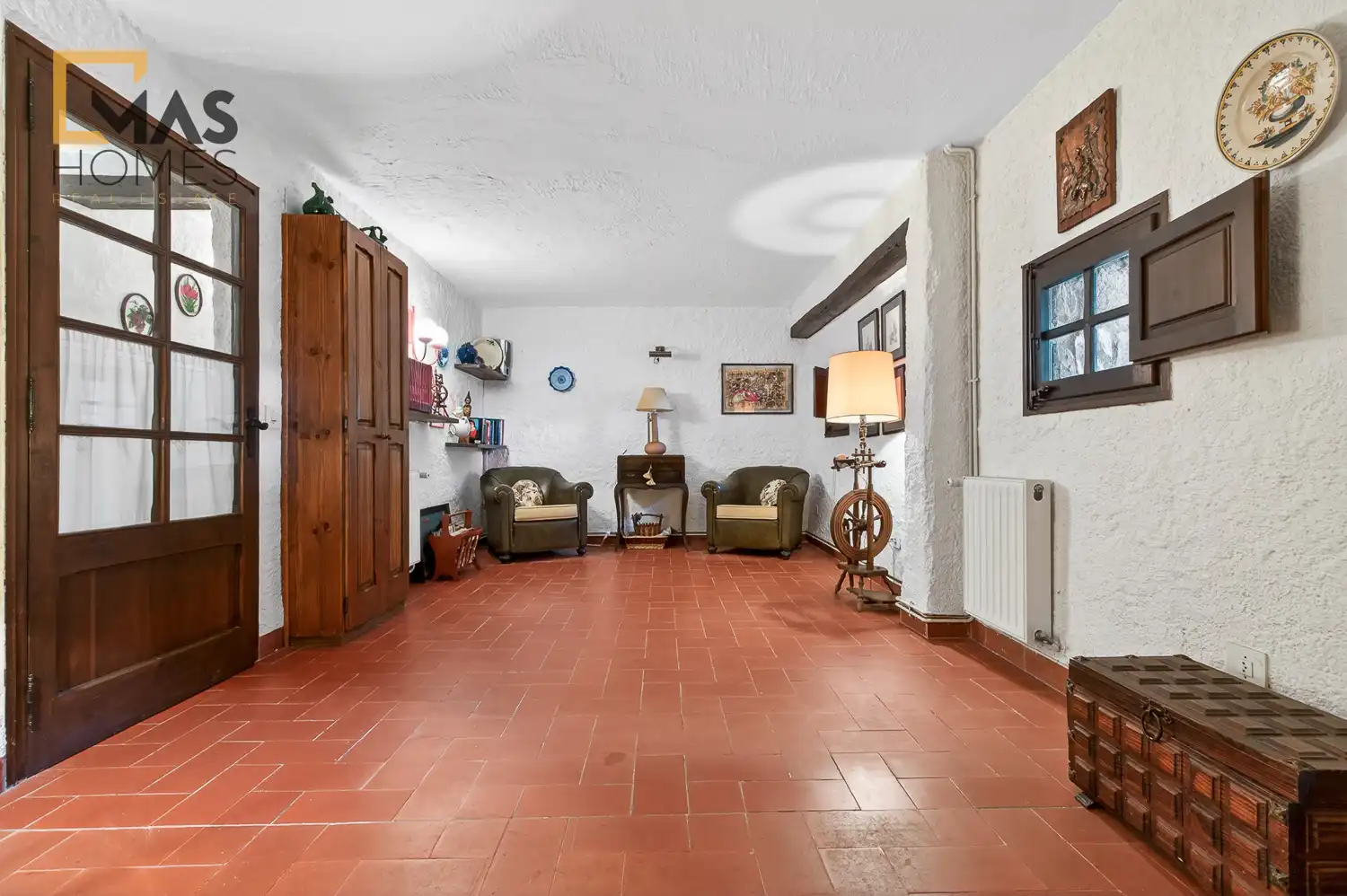 Sala d'estar de Finca rústica en venda en Arbúcies amb Aire condicionat, Calefacció i Jardí privat