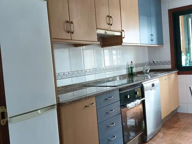 Cocina de Piso de alquiler en Arteixo con Calefacción, Parquet y Amueblado