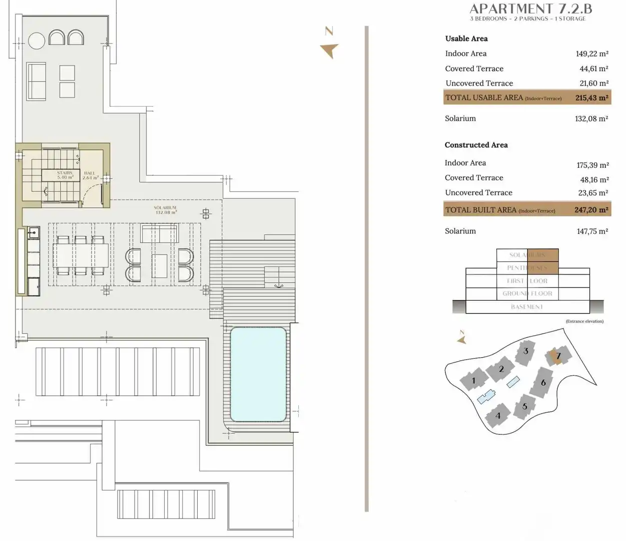 Penthouse with pool for sale in Selwo, imagen 23