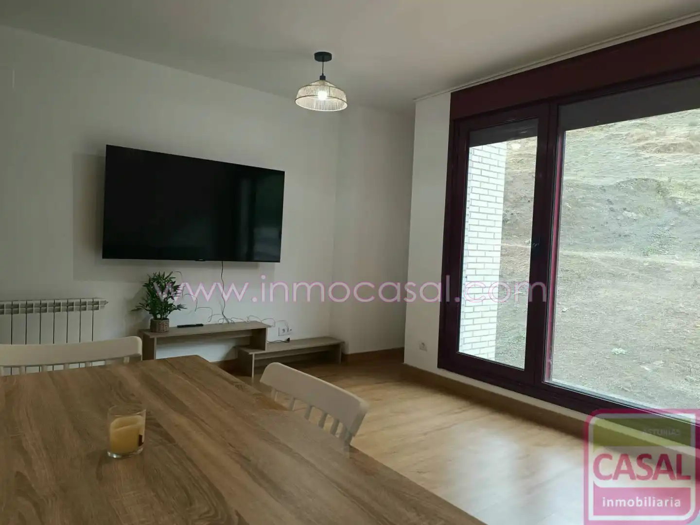 Wohnzimmer von Wohnung zur Miete in Aller mit Heizung, Abstellraum und Möbliert