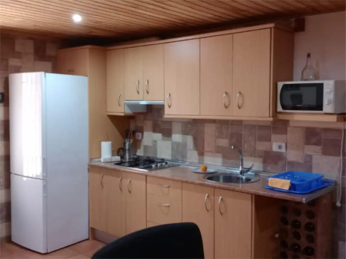 Cocina de Casa o chalet en venta en Torrecilla de los Ángeles con Aire acondicionado, Trastero y Amueblado