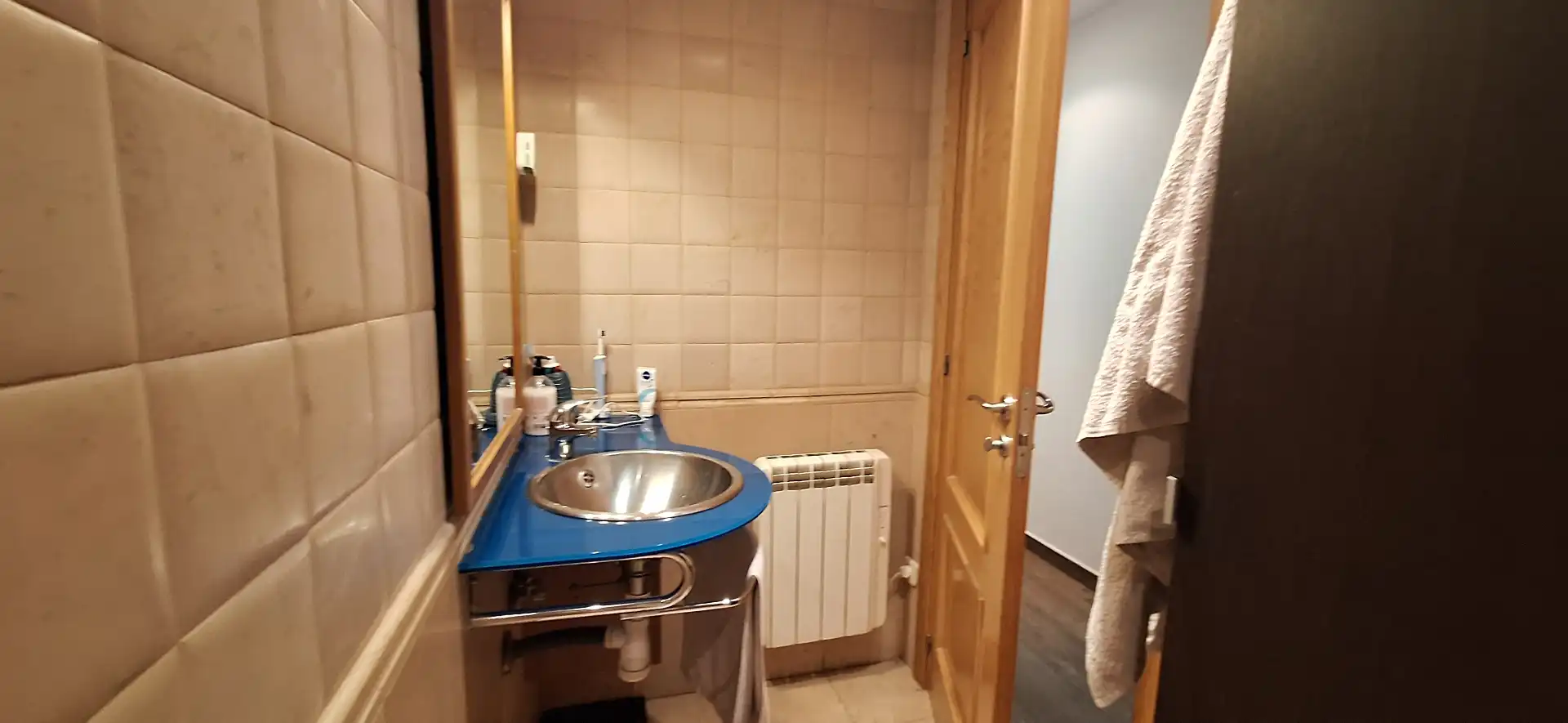 Badezimmer von Maisonette zum Verkauf in Terrassa mit Klimaanlage, Parkett und Terrasse