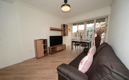 Living room of Flat to rent in  Valencia Capital  with Air Conditioner and Balcony