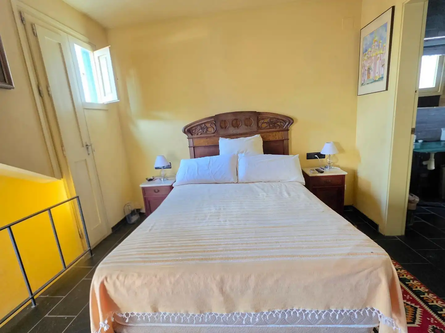 Schlafzimmer von Country house zum Verkauf in Sitges mit Klimaanlage, Heizung und Terrasse