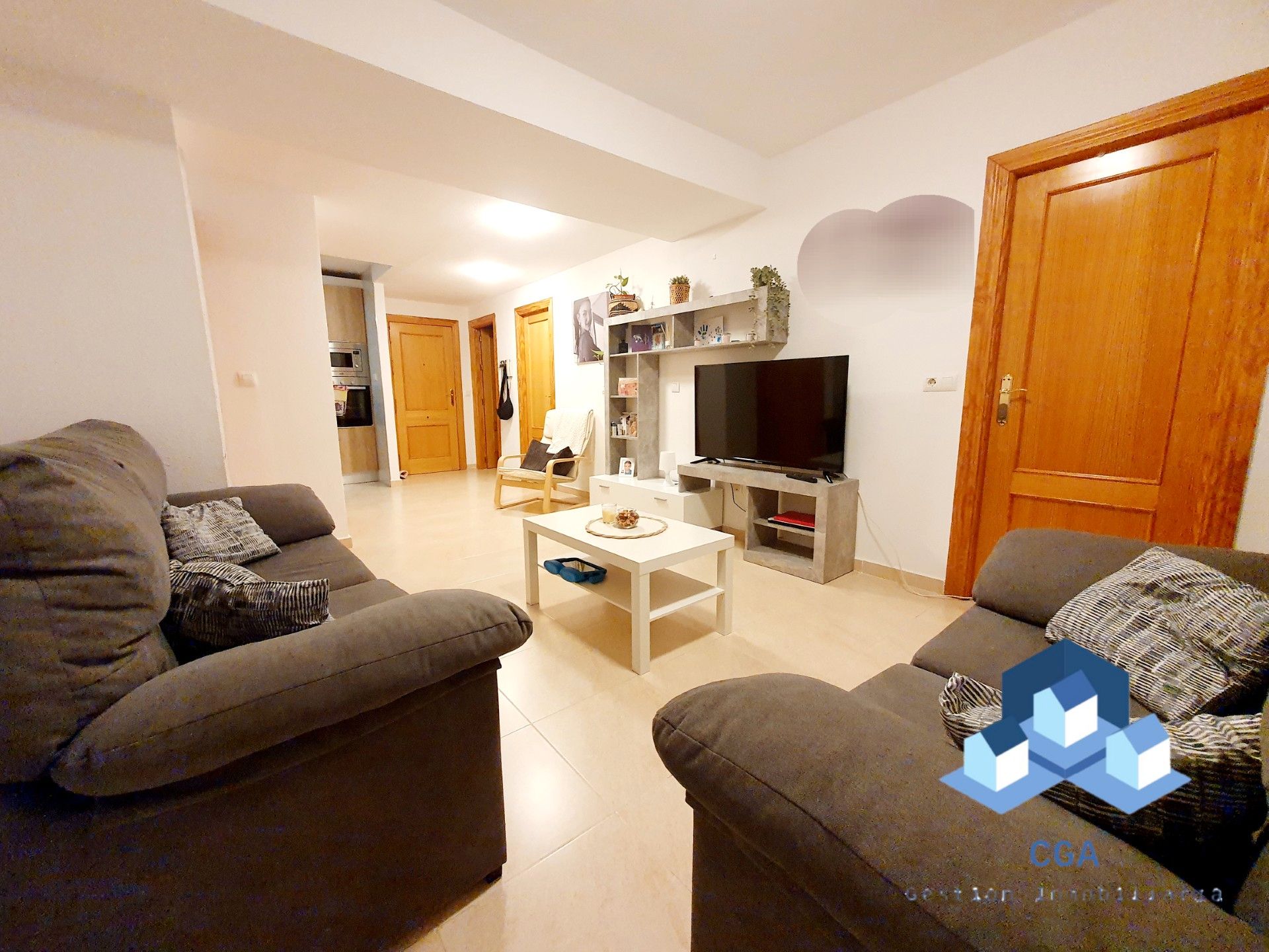 Sala de estar de Piso en venta en Lorca con Aire acondicionado, Trastero y Amueblado