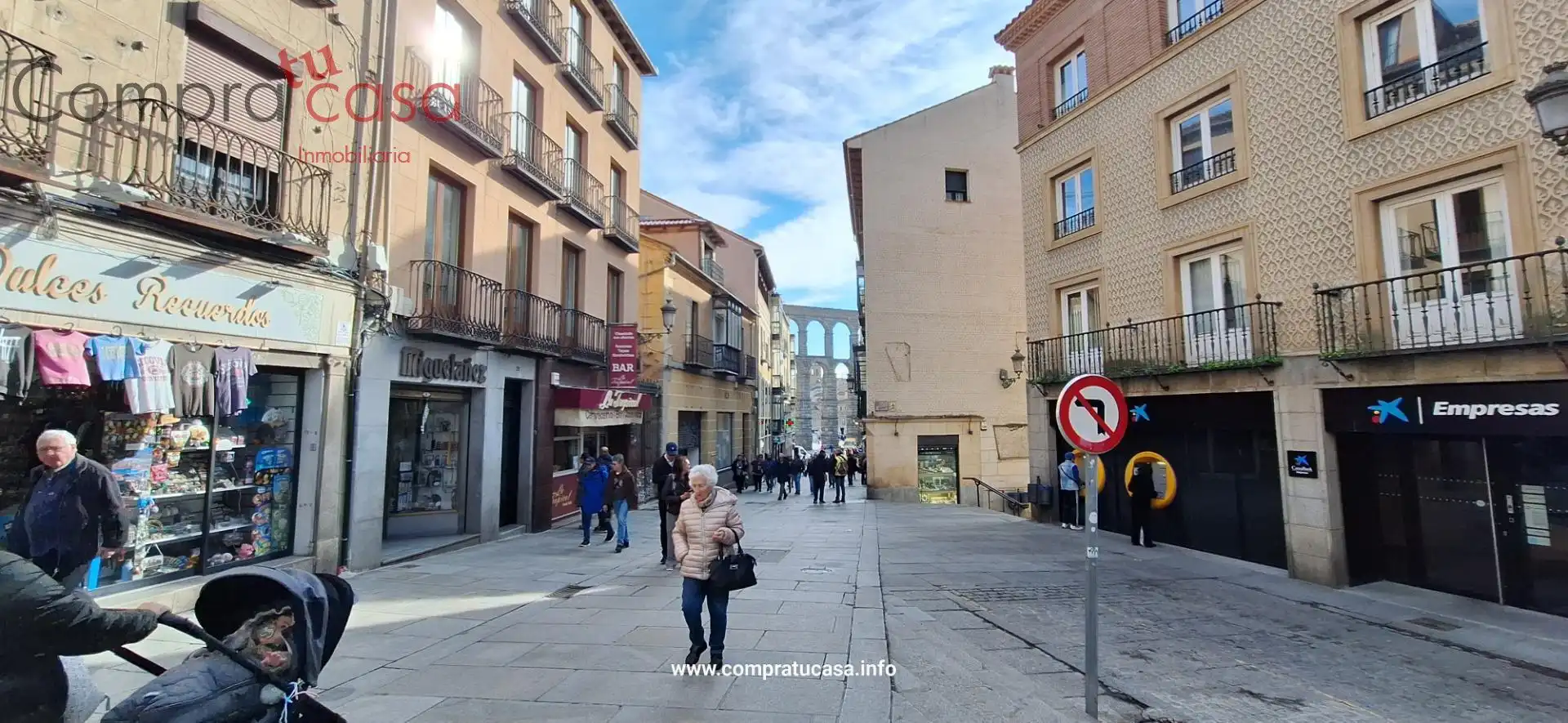 Vista exterior de Apartamento de alquiler en Segovia con Calefacción y Amueblado