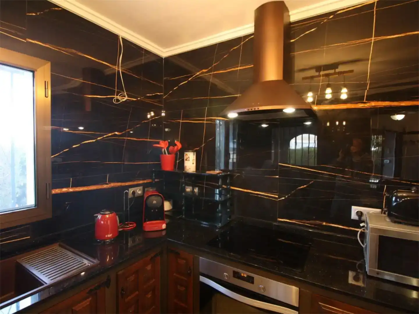 Cuina de Casa o xalet en venda en Els Poblets amb Aire condicionat i Piscina