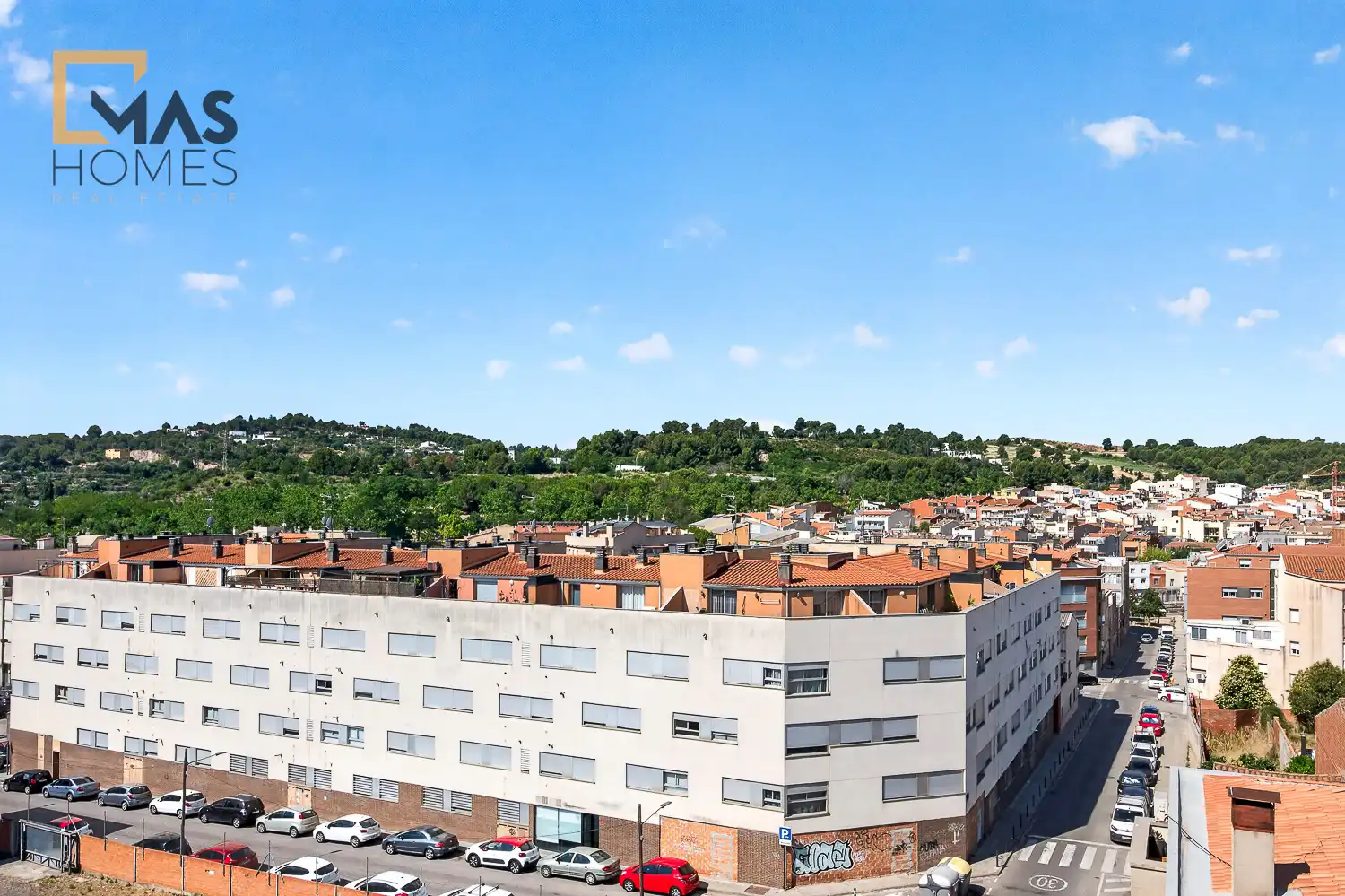 Vista exterior de Àtic en venda en Terrassa amb Calefacció, Terrassa i Balcó