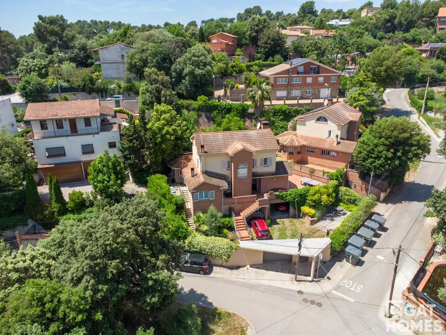 Exterior view of Houses for sale in Sant Cugat del Vallès  with Heating, Terrace and Storage room
