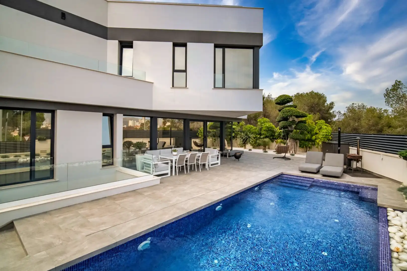 Terrassa de Casa o xalet en venda en Benidorm amb Piscina