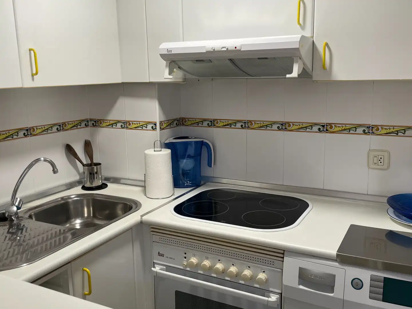 Cocina de Apartamento de alquiler en Zaragoza con Calefacción, Parquet y Amueblado