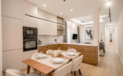 Kitchen of Flat for sale in  Madrid Capital  with Air Conditioner, Heating and Furnished