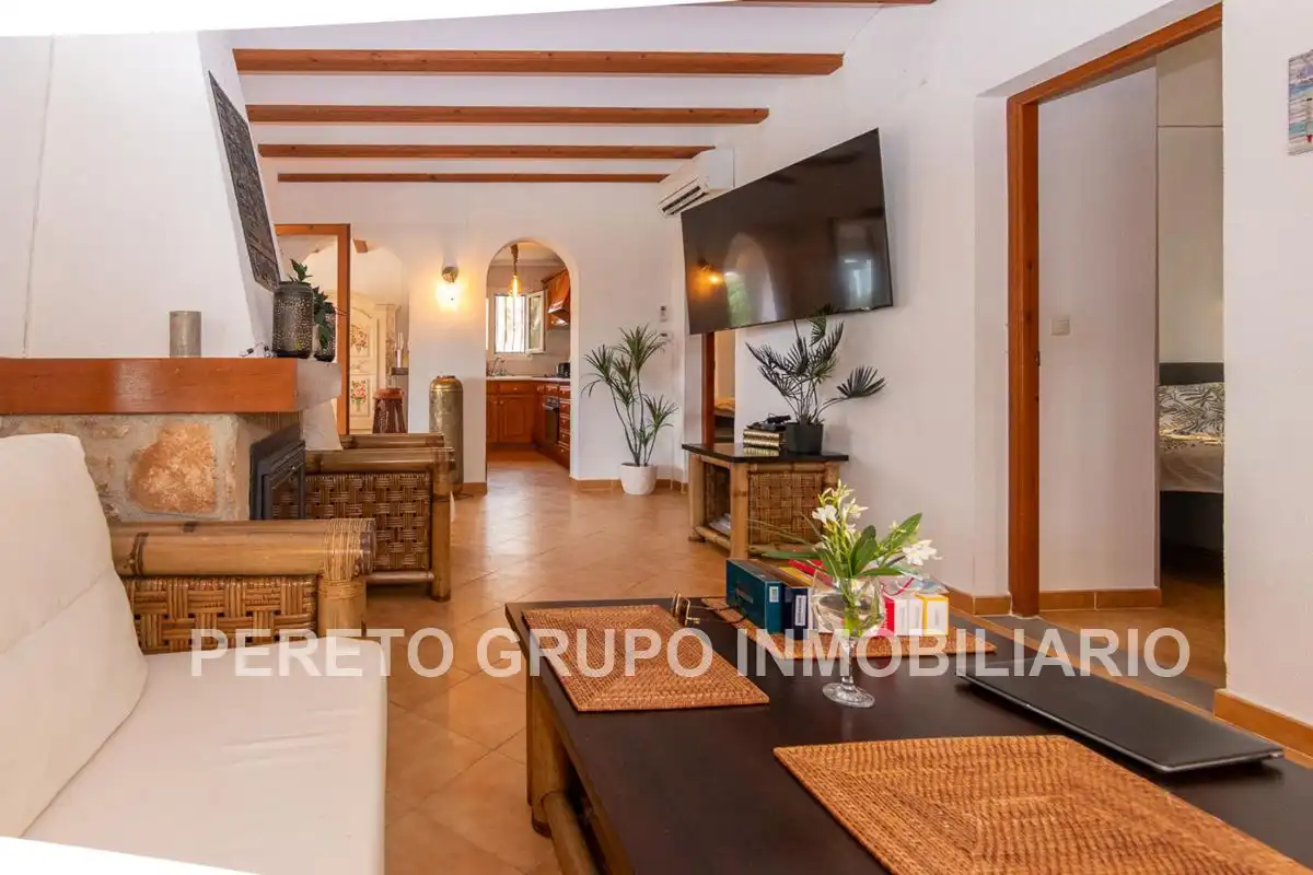 Living room of Houses for sale in Dénia  with Air Conditioner, Heating and Private garden