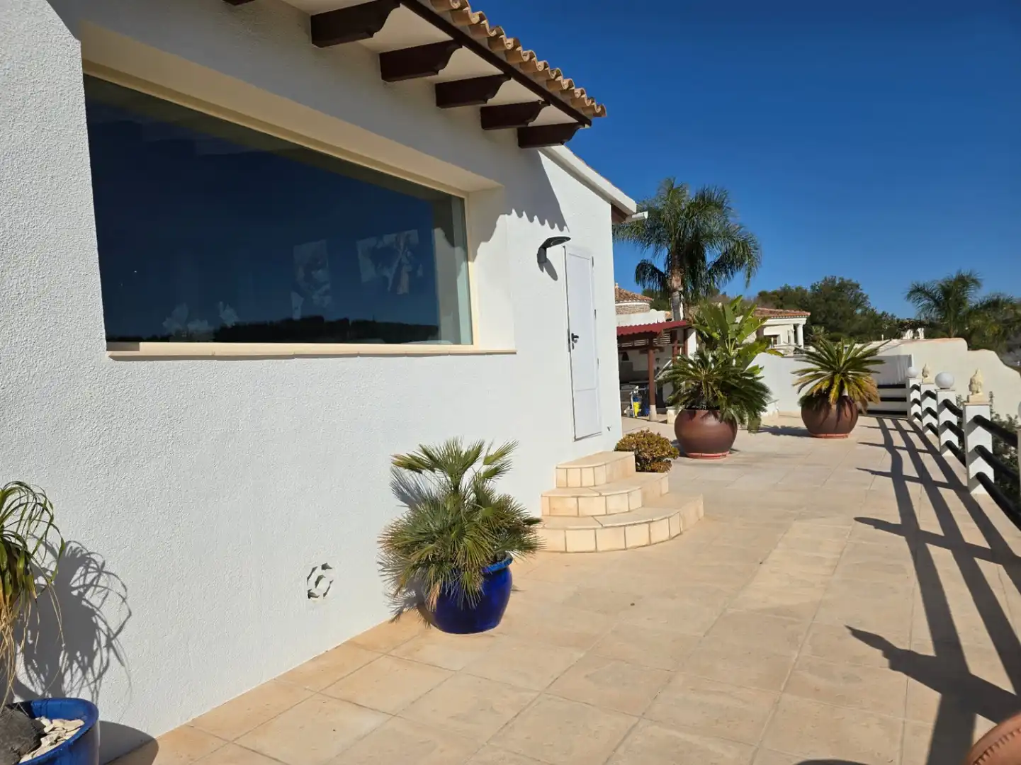 Terraza de Casa o chalet en venta en Calpe / Calp con Aire acondicionado, Calefacción y Jardín privado