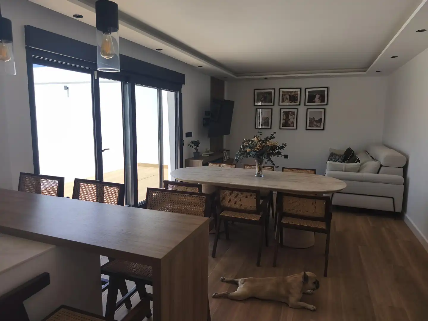 Menjador de Casa adosada en venda en La Guardia de Jaén amb Aire condicionat, Calefacció i Jardí privat