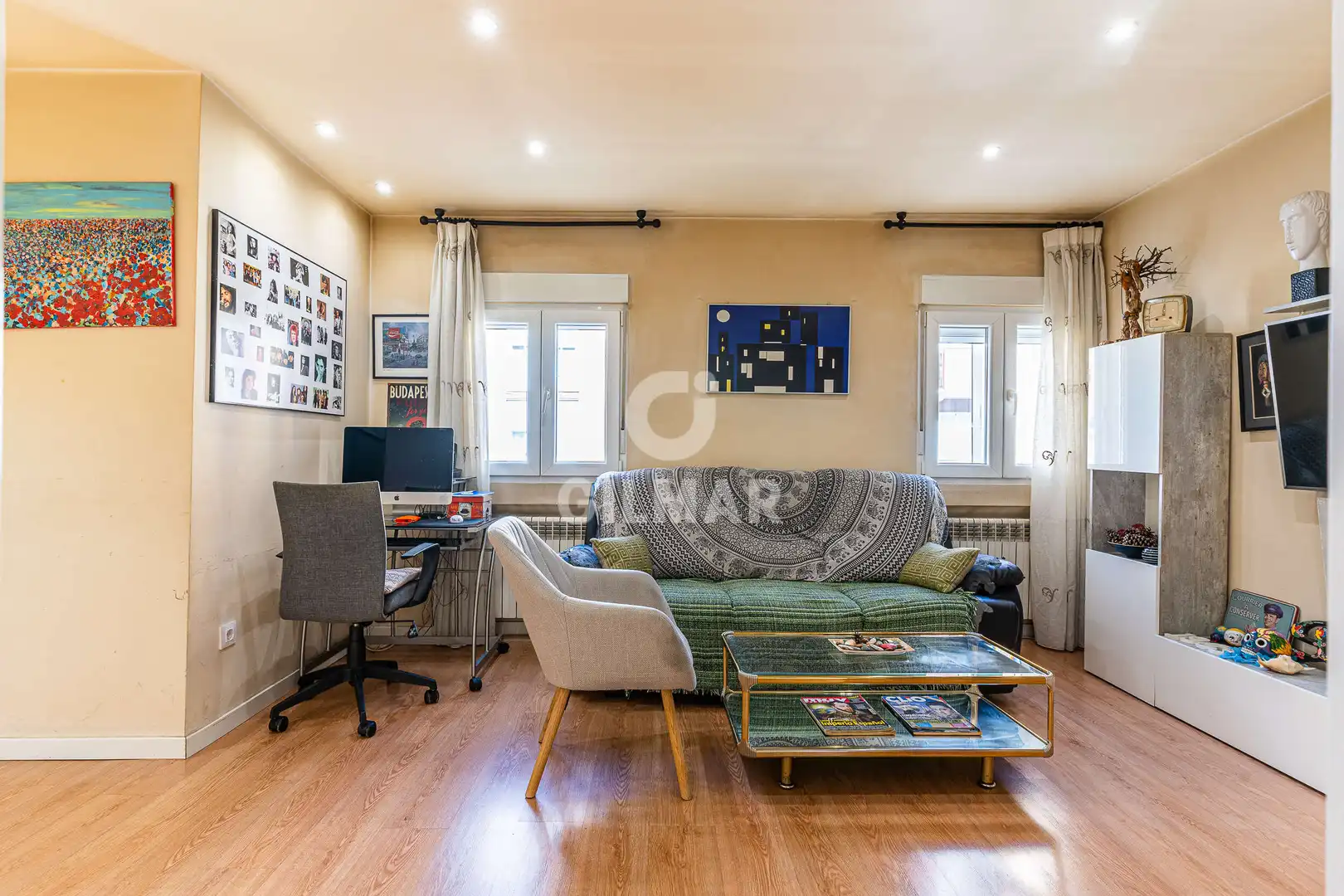 Living room of Flat for sale in Madrid  with Heating and Private garden