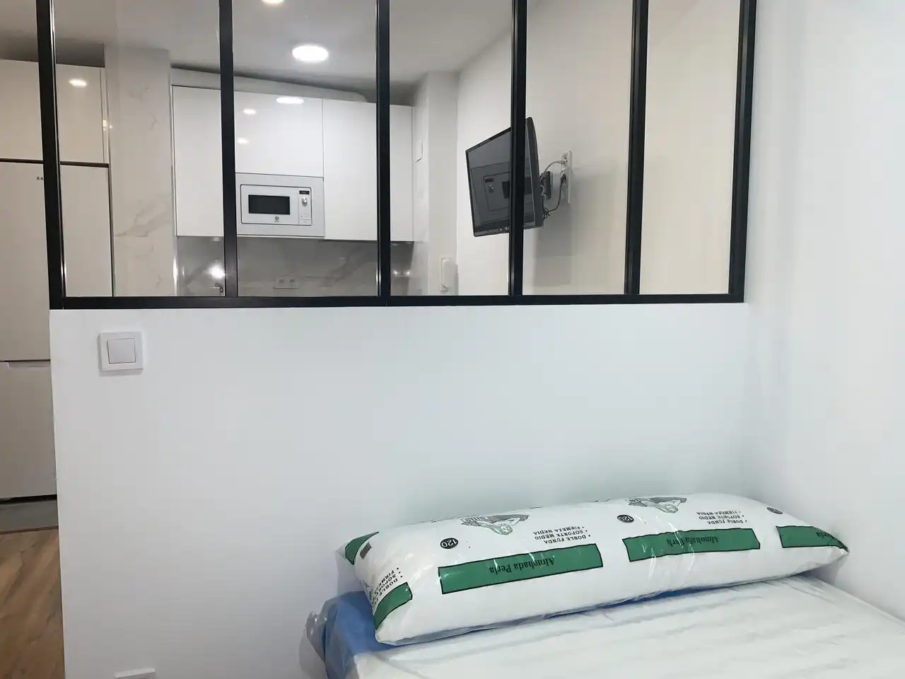 Kitchen of Study for rent in Madrid  with Air Conditioner, Terrace and Furnished
