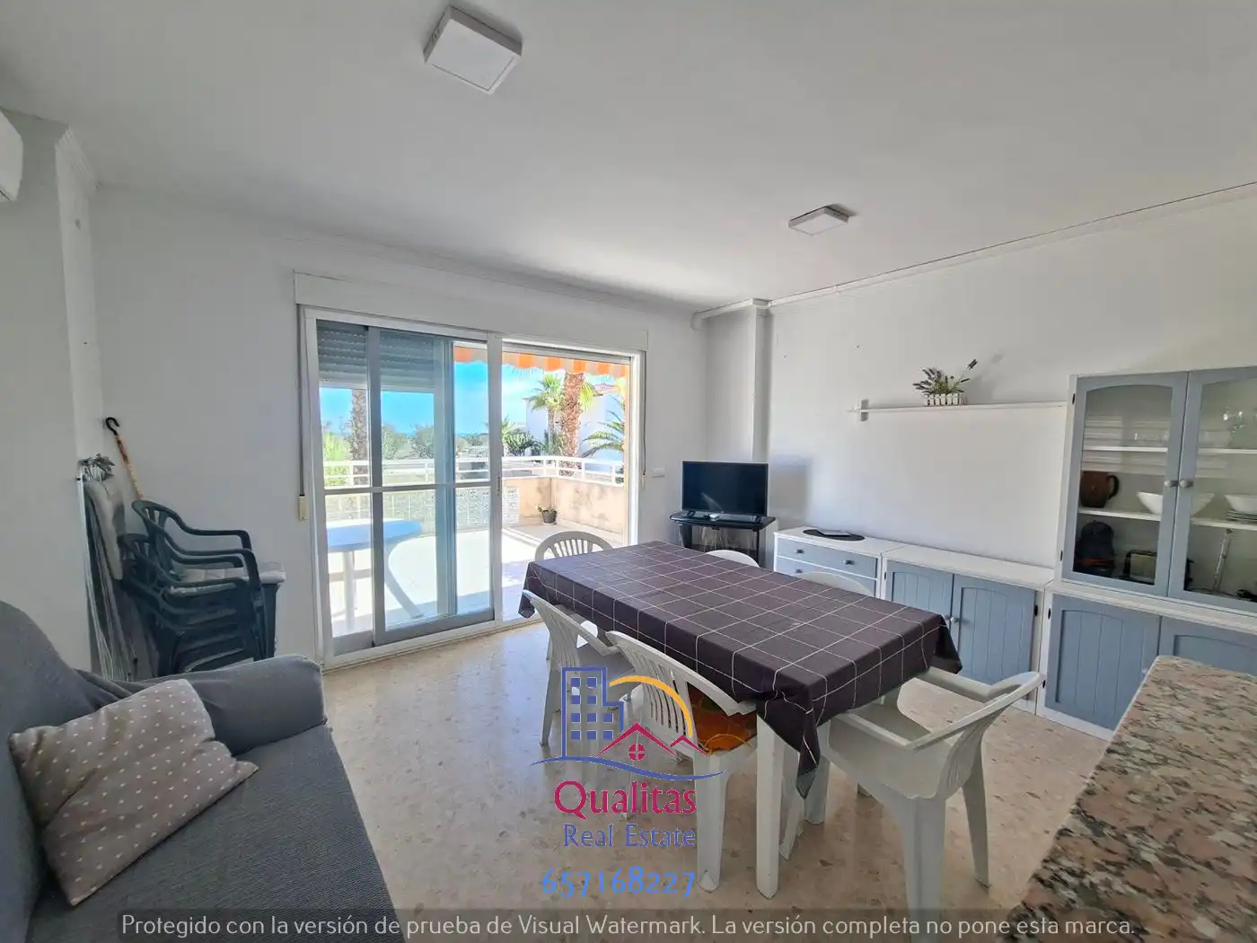 Vista exterior de Apartamento de alquiler en Oliva con Aire acondicionado, Calefacción y Terraza