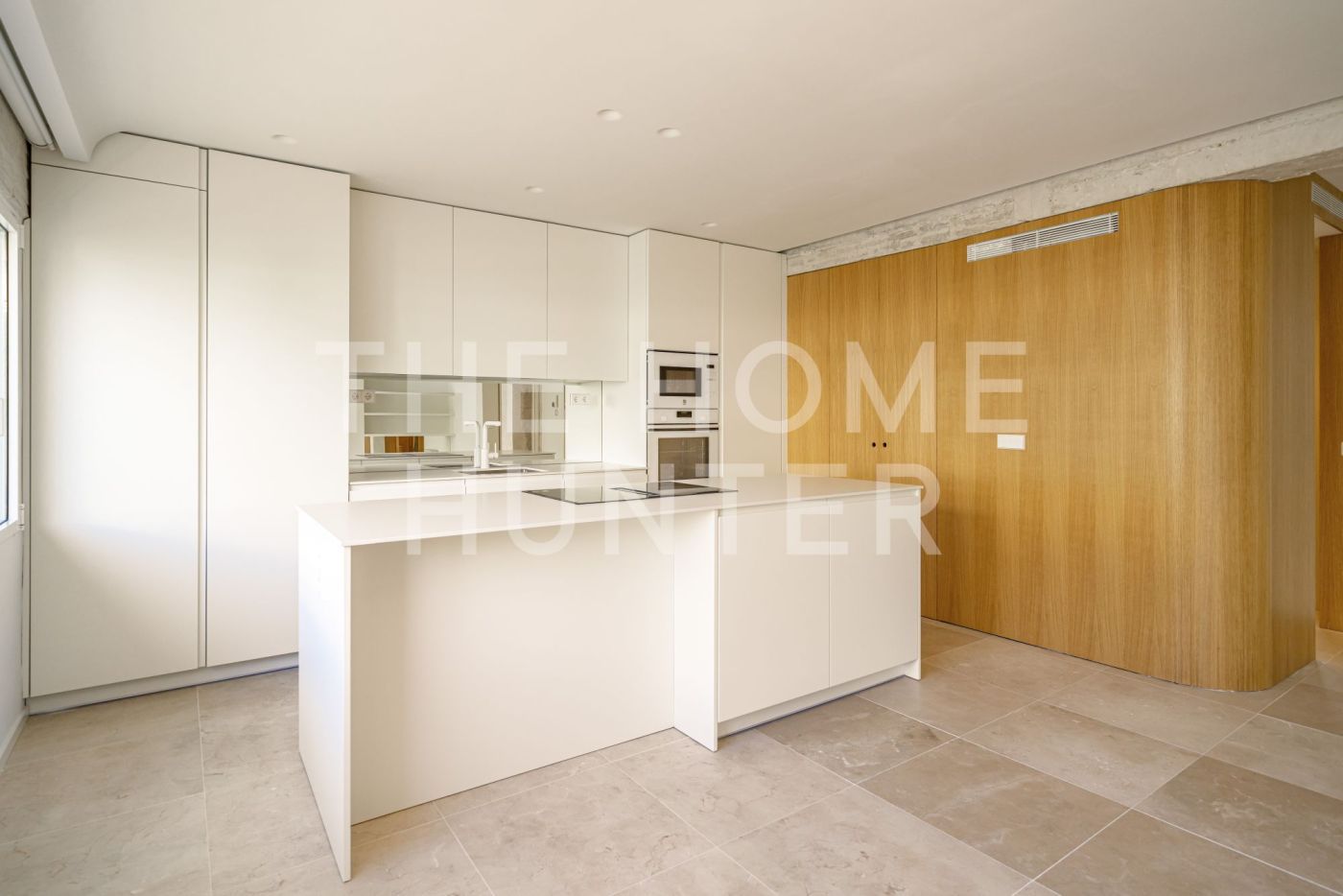 Kitchen of Attic for sale in  Madrid Capital  with Air Conditioner, Heating and Private garden