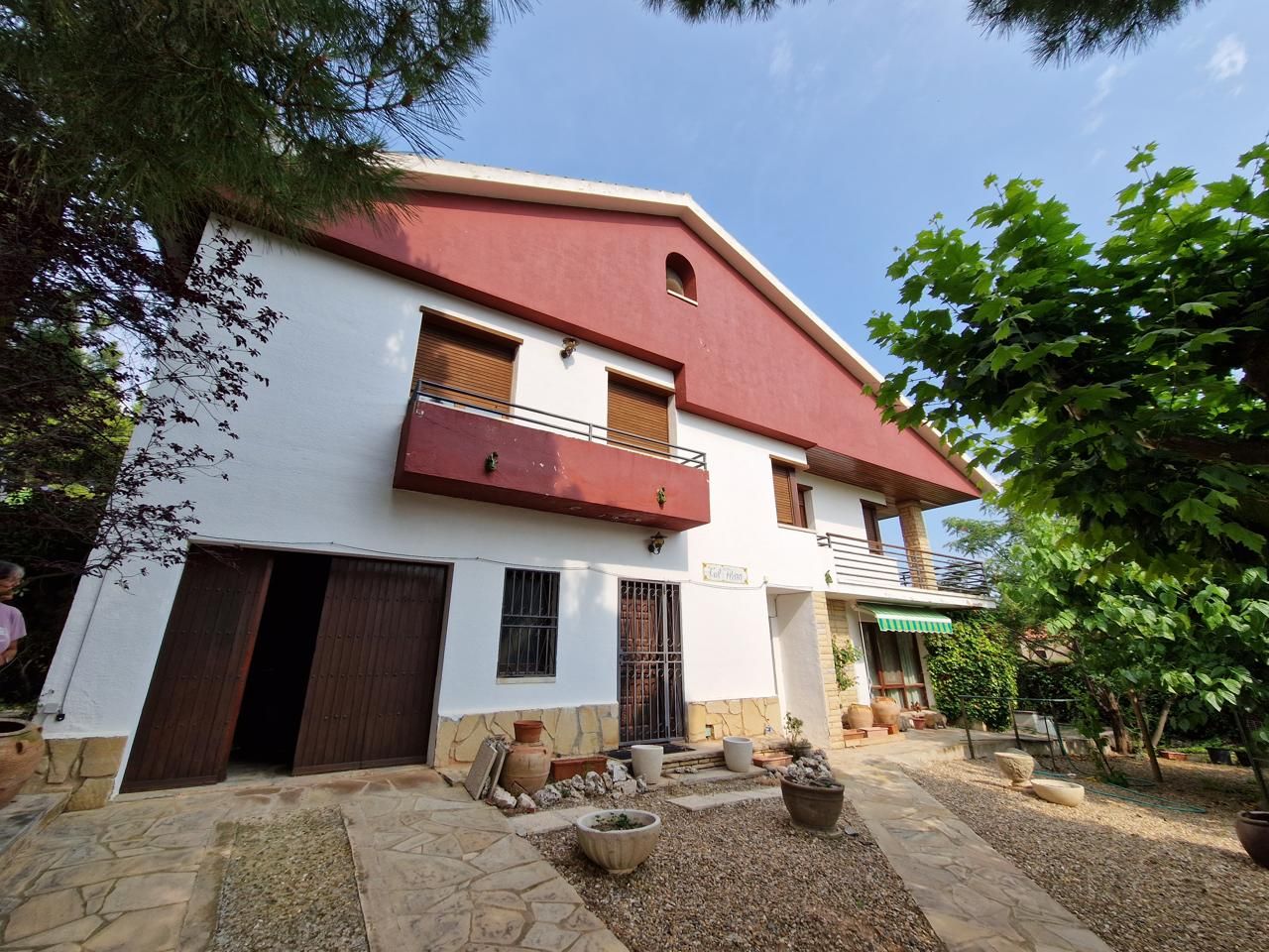 Vista exterior de Casa o chalet en venta en Ulldemolins con Jardín privado y Piscina