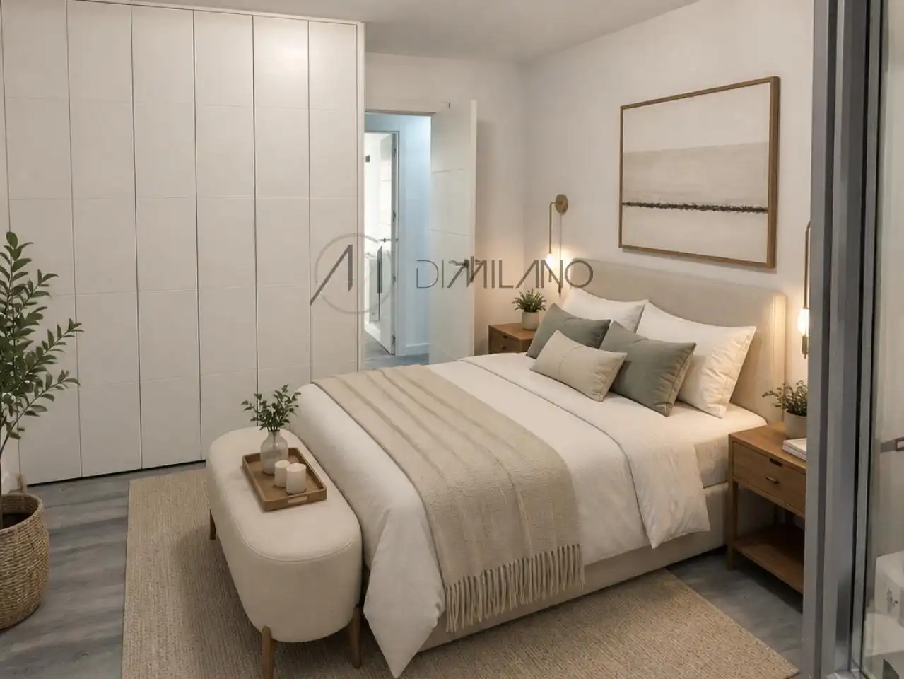 Bedroom of Flat for sale in Vigo   with Heating, Terrace and Storage room